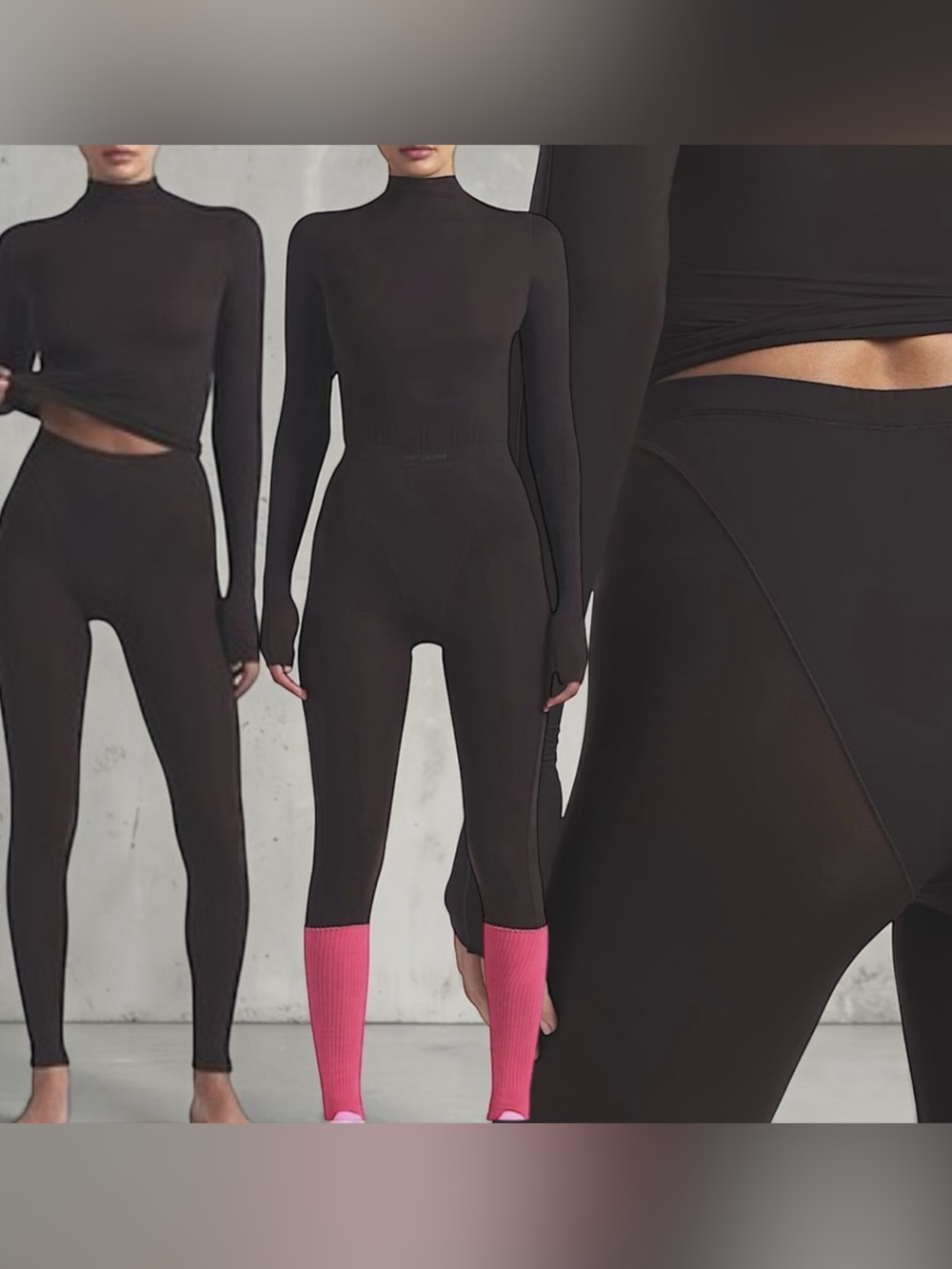 🤎☕️Nike x SKIMS Weightless V-Panel Leggings | Dark Roast | M | NWT 🏷️
